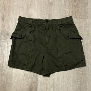 Banana Republic Olive Green Cargo Shorts sz 8